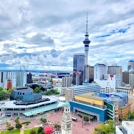 Skytower And City View 2 Bedroom Apartment On High Floor Auckland Buitenkant foto