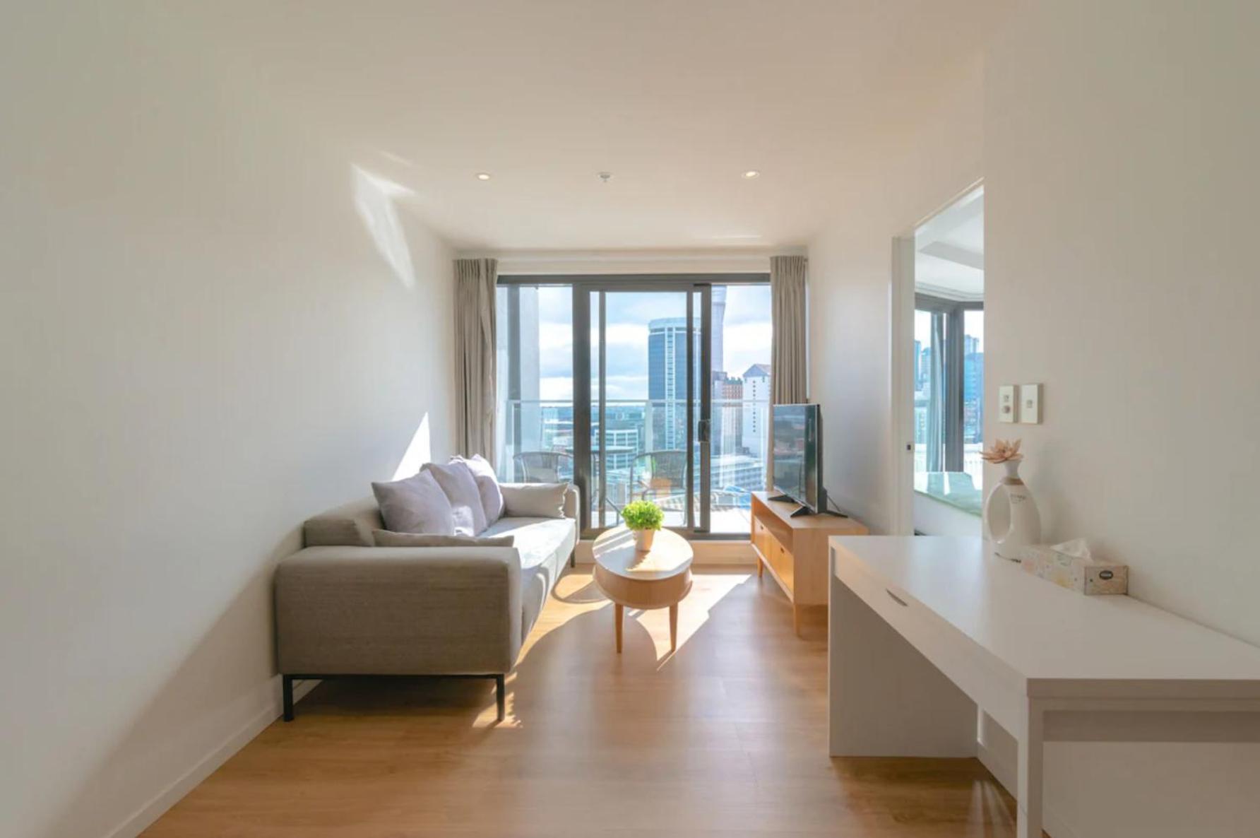 Skytower And City View 2 Bedroom Apartment On High Floor Auckland Buitenkant foto